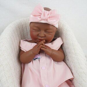 20.5Inch Full Silicone Reborn Baby Doll Dora Nude Angelic Face Toddler Girl Doll